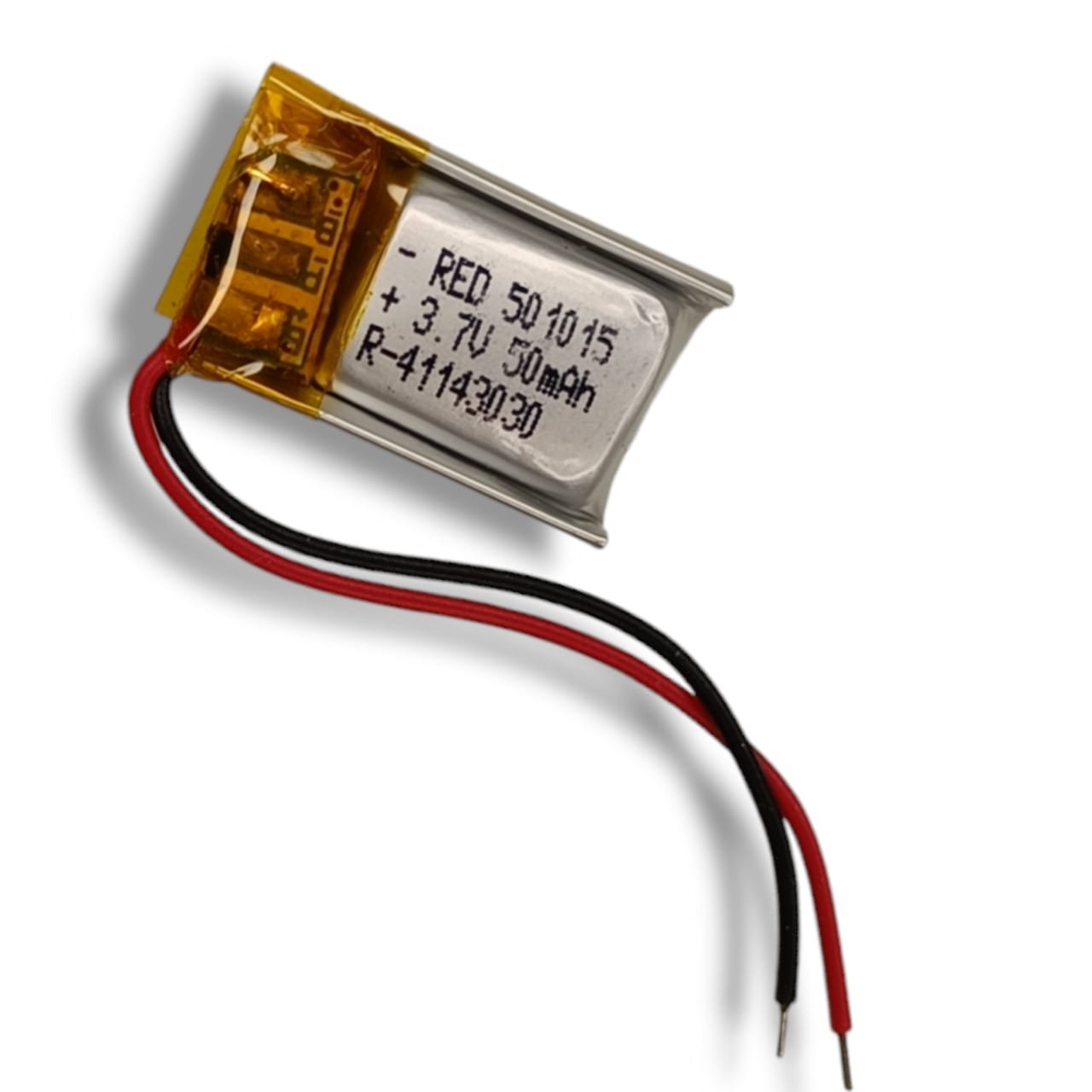 Original 3.7V 50mAh 501015 Li-Po Battery | Ultra-Compact Rechargeable Cell for Micro-Electronics