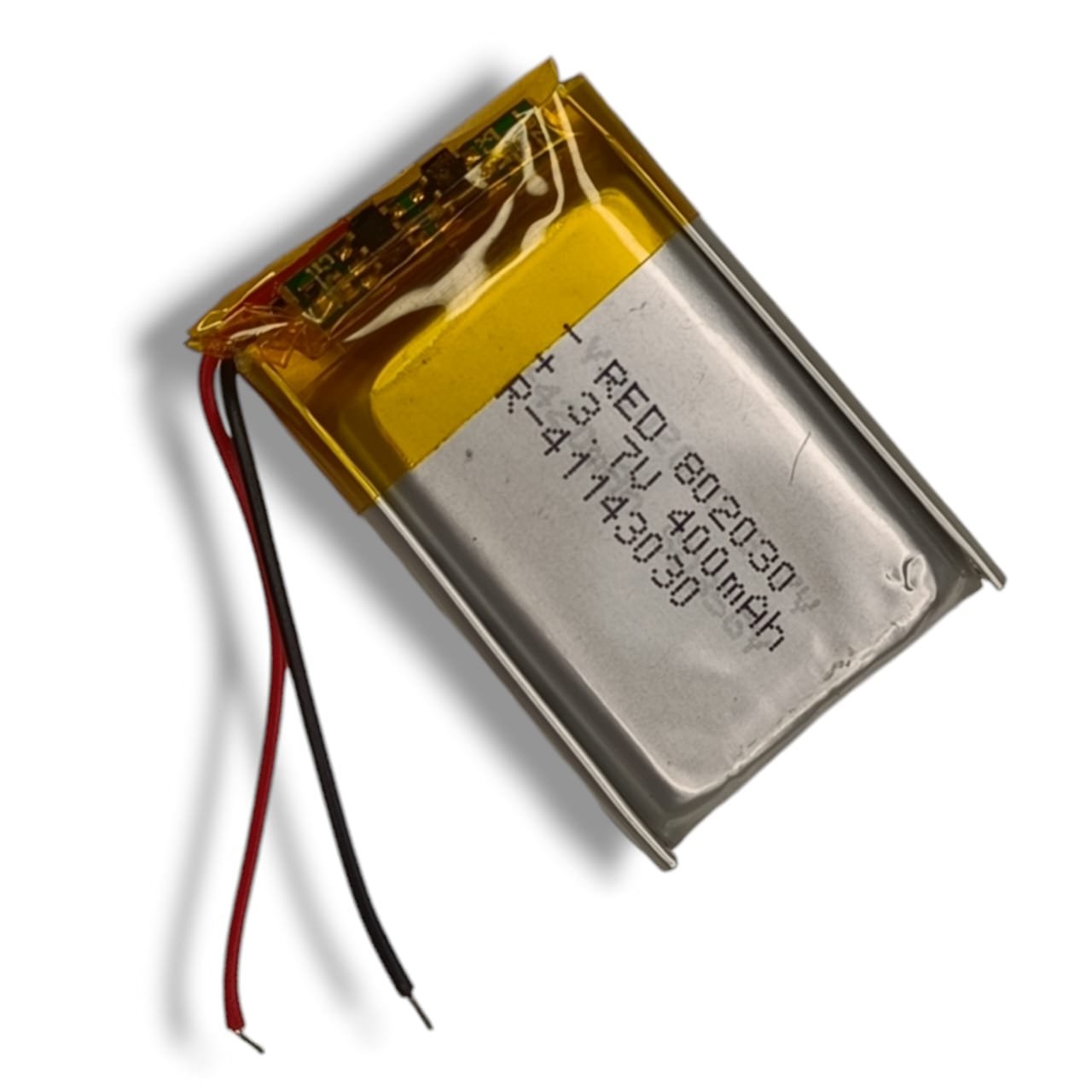 Original 3.7V 400mAh 802030 Li-Po Battery | High-Performance Rechargeable Cell for Portable Devices