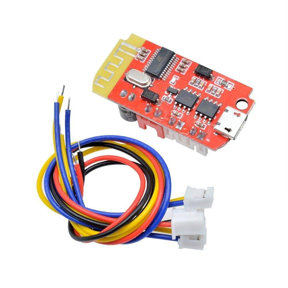 CT14 5V Stereo Bluetooth Amplifier Board Module 5W+5W Dual Channel Audio Receiver Circuit with Micro-USB Charging