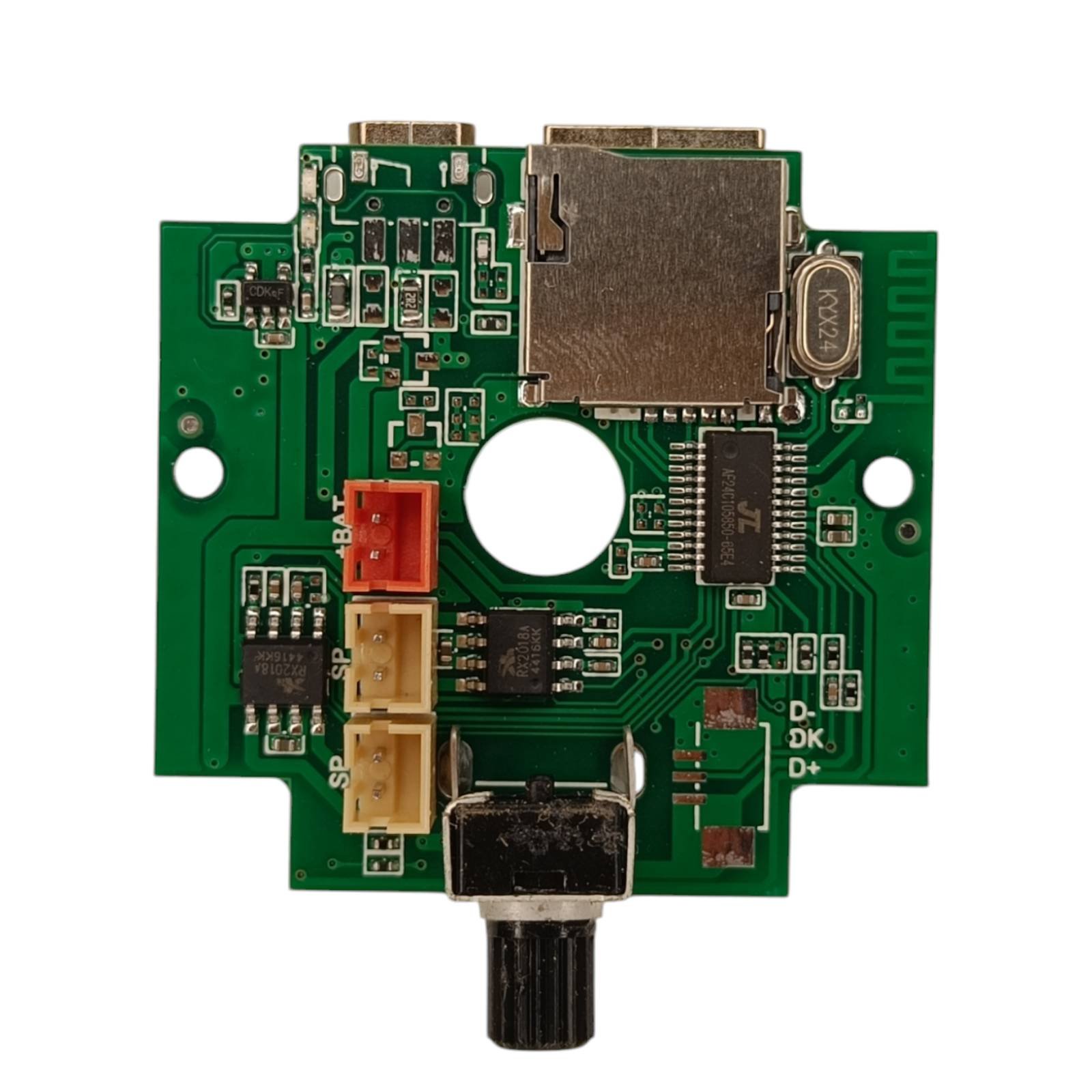 COSMIC 105 5V Bluetooth Kit Wireless HI-FI Stereo Amplifier Board 2x5W Dual Channel Module with Rotary Volume Knob, USB, TF, FM & AUX