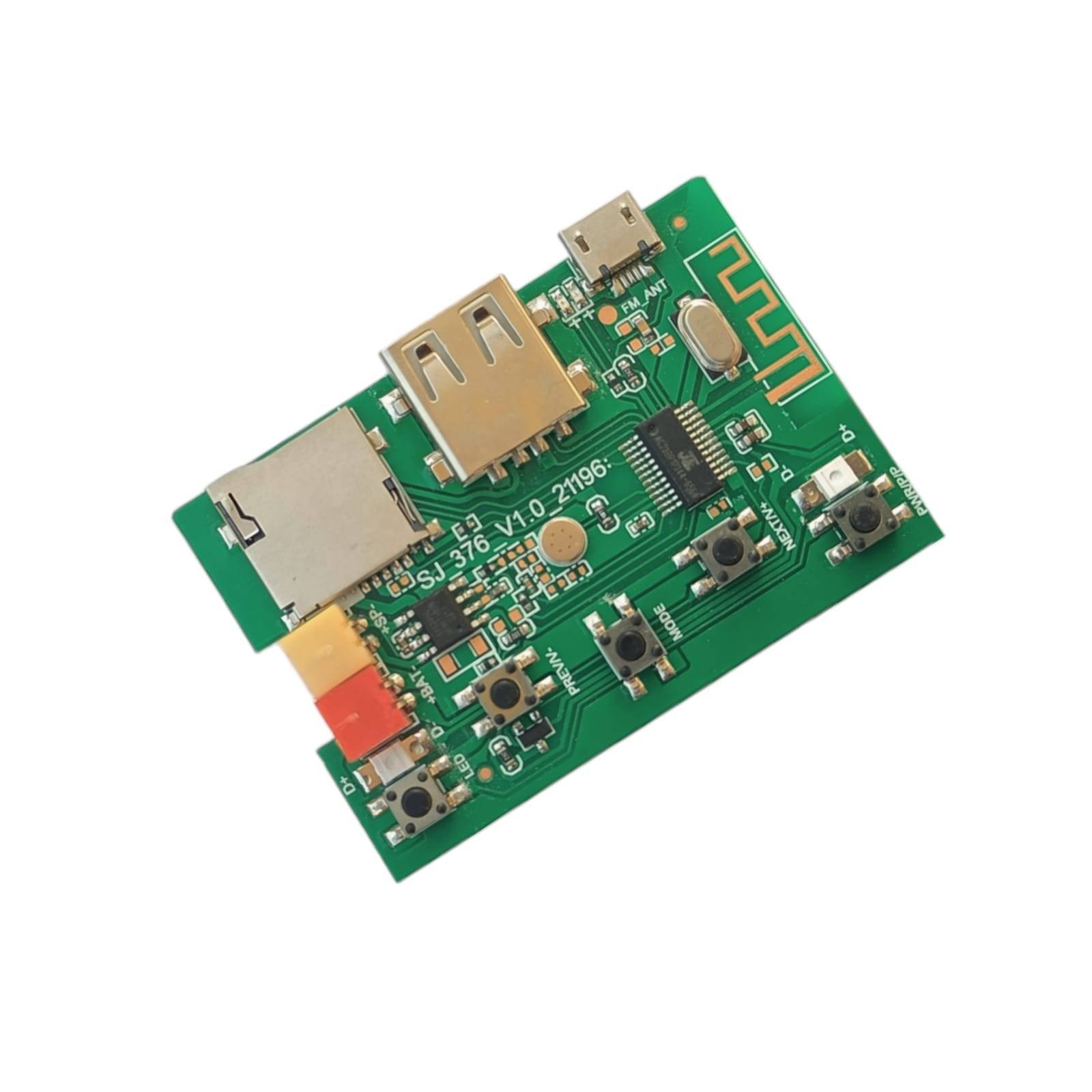 SJ-376 5W Bluetooth Amplifier Module – 5V Wireless Hi-Fi Audio Decoder Board for DIY Speakers