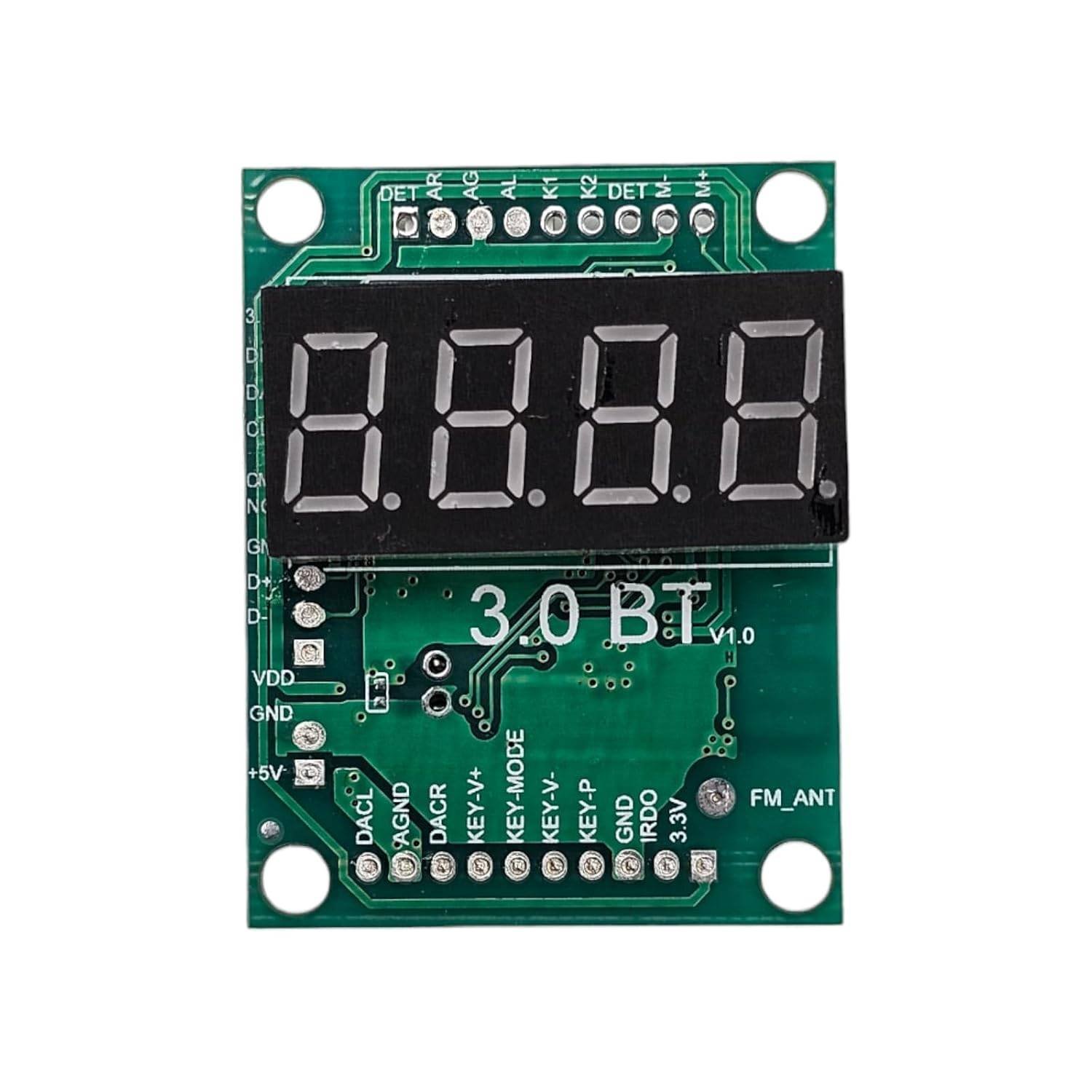 5V Bluetooth MP3 Decoder Module with Display – DIY Home Theater Audio Receiver Board