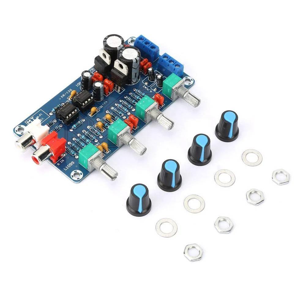 XH-M164 NE5532 Stereo Preamplifier Tone Board | Bass Treble Volume Control