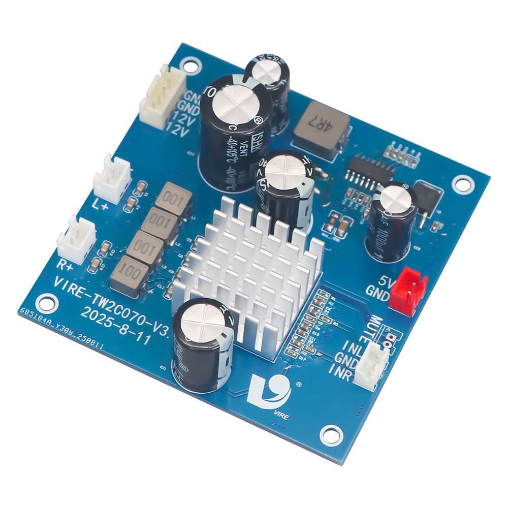 VIRE TPA3116 2x70W Digital Amplifier Board | Class D Stereo Audio Module (12V-24V)