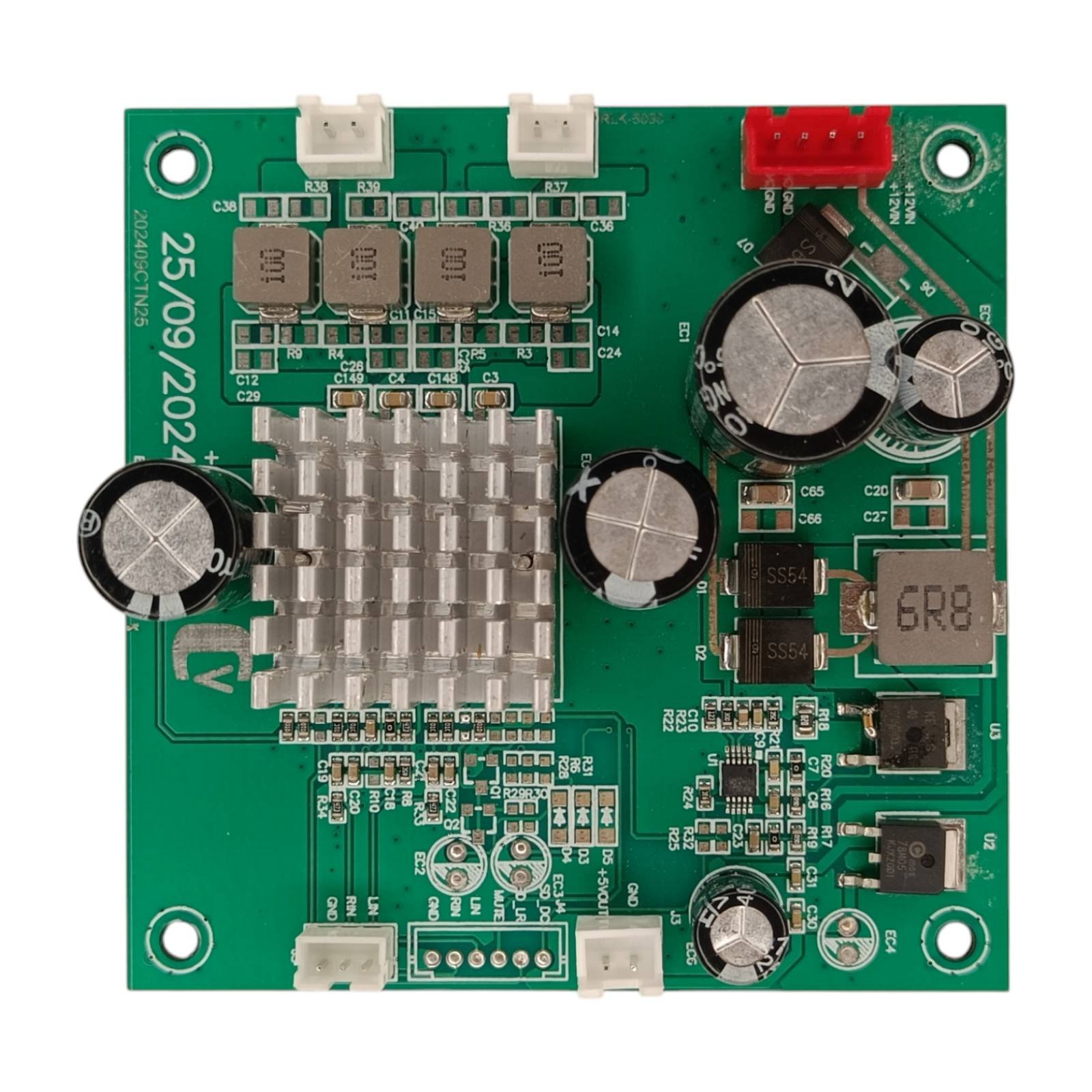 TDA3116 100W Dual Channel Audio Amplifier Board | 12V DC Stereo Class D Module
