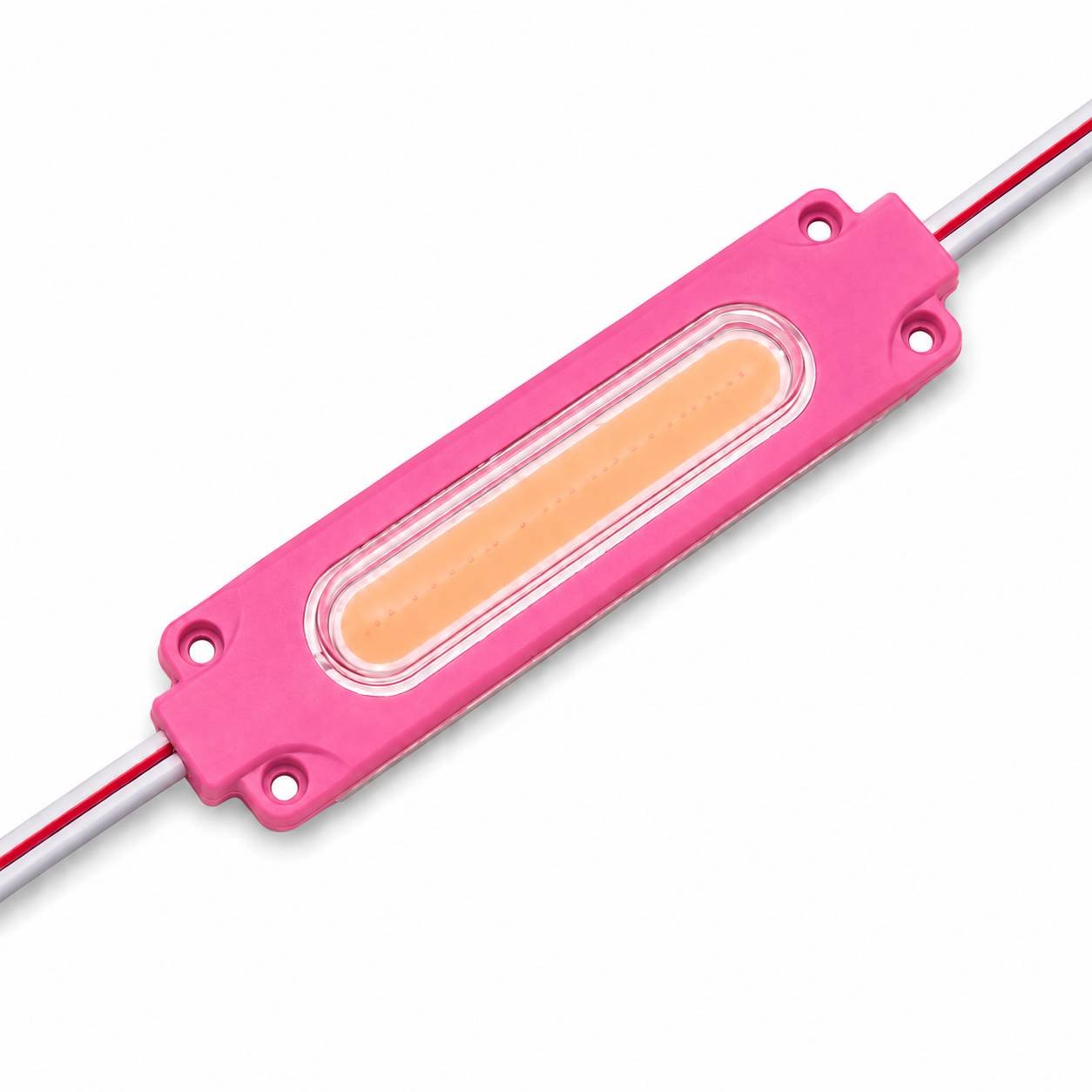 BulkyBaba 12V 5W Pink Tube COB LED Module - Waterproof High-Brightness Strip Light