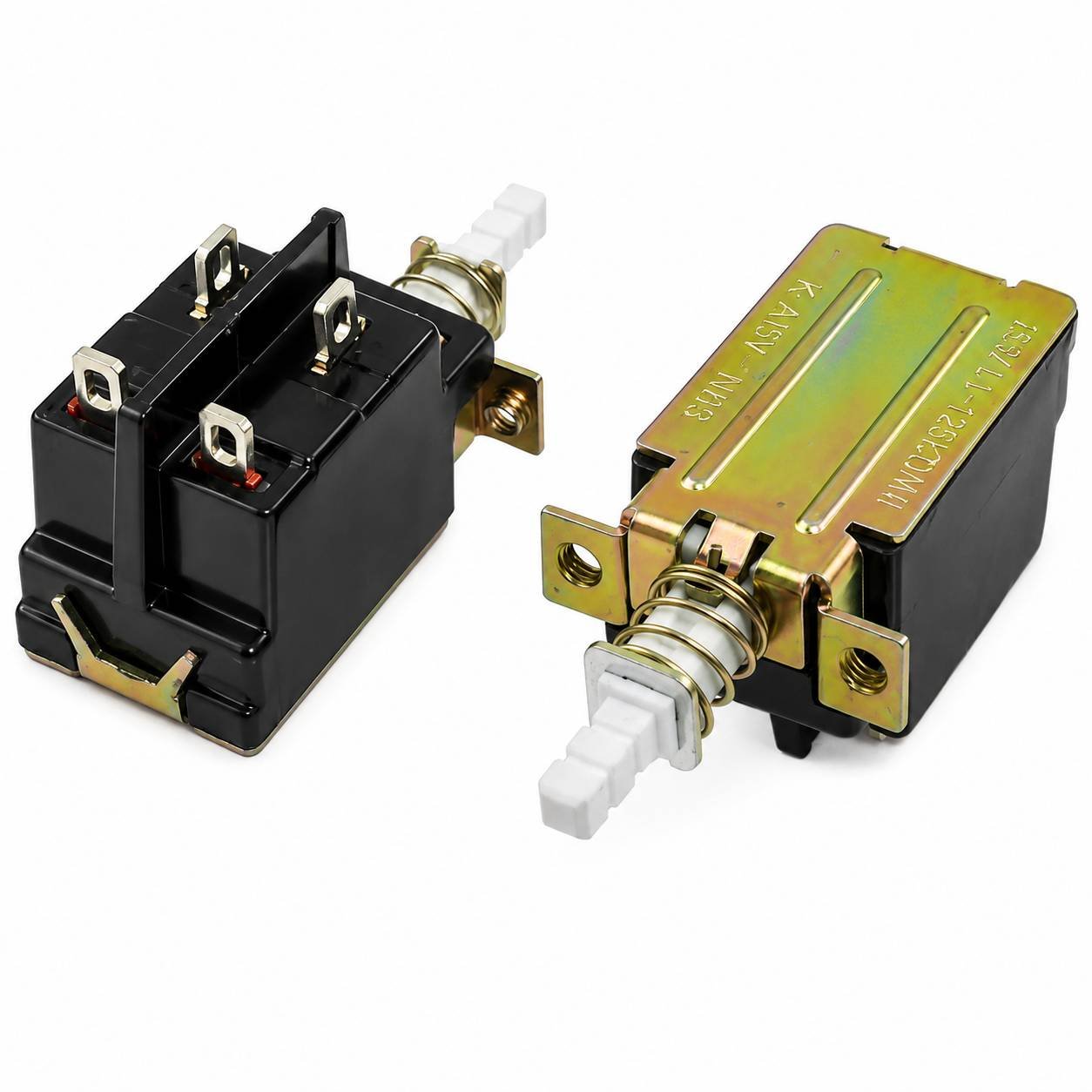 BulkyBaba KDC-A04-2 4-Pin DPST Heavy Duty Power Push Button Switch with Metal Bracket