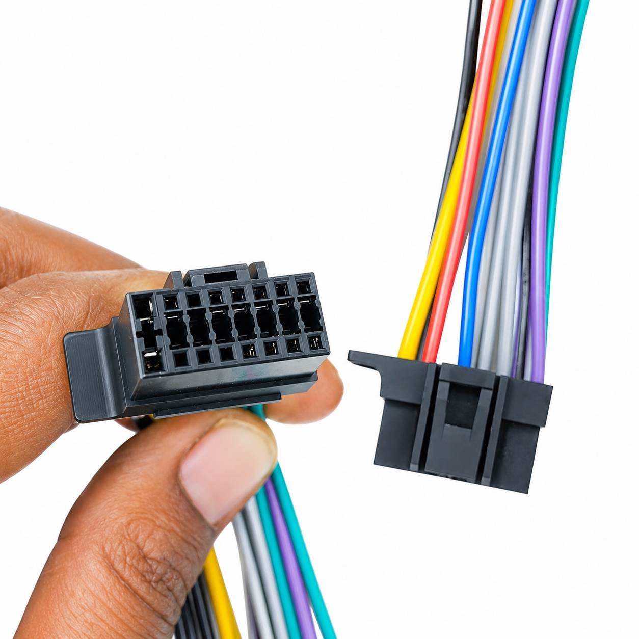 BulkyBaba 16-Pin Car Stereo Radio Player Wire Harness Adapter Cable Connector