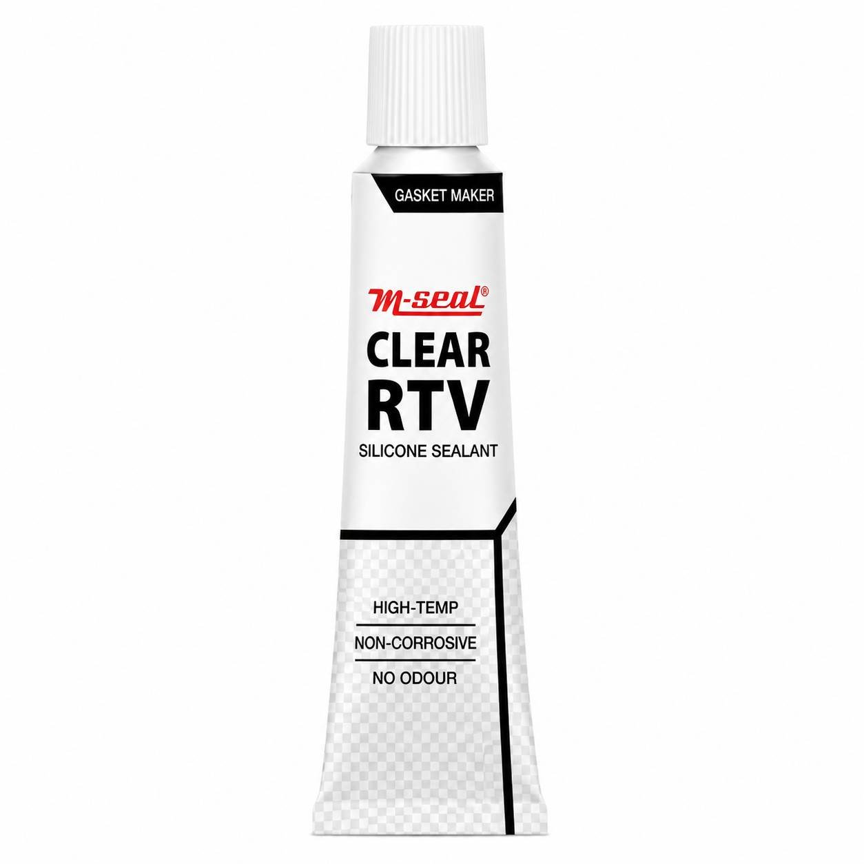 BulkyBaba M-Seal Clear RTV Silicone Sealant & Gasket Maker (High-Temp, Non-Corrosive, Odorless)