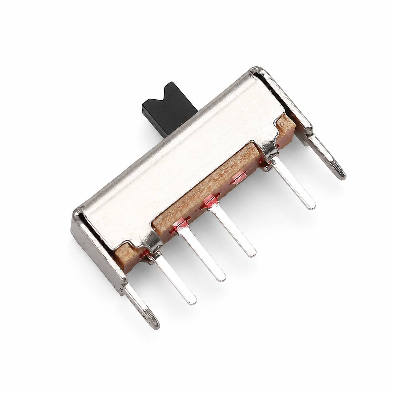 BulkyBaba SS13D07 3-Position SPDT 5-Pin PCB Panel Mini Vertical Slide Switch