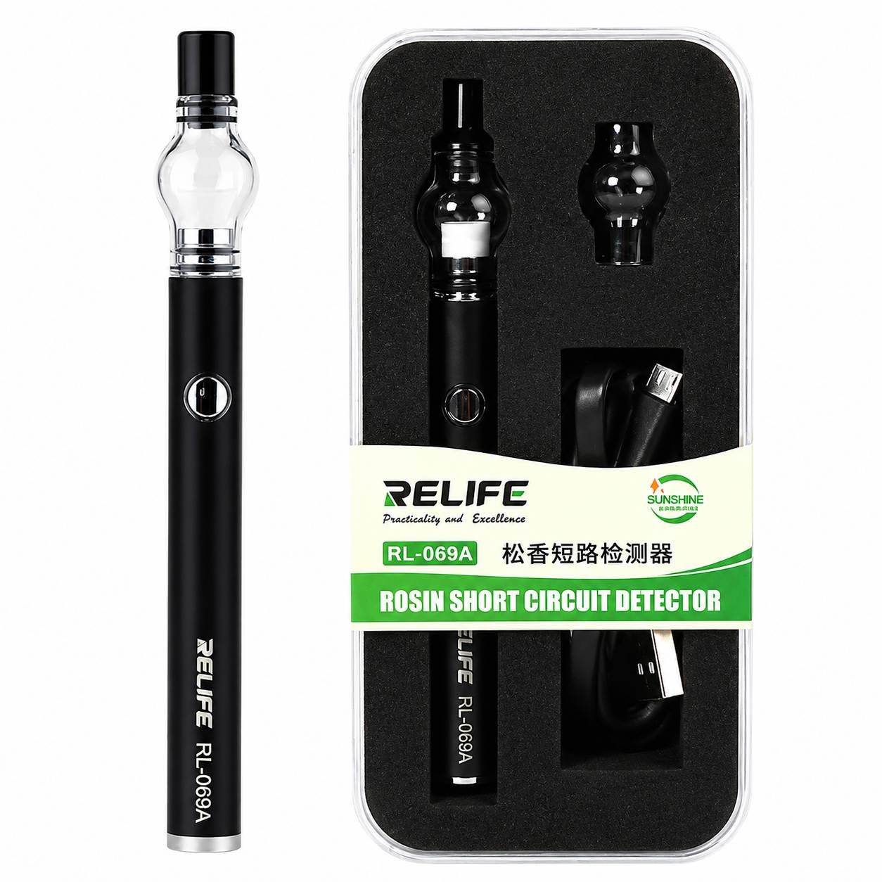 BulkyBaba Relife RL-069A Rosin Dispenser Pen Atomizer for PCB Short Circuit Detection & Motherboard Repair