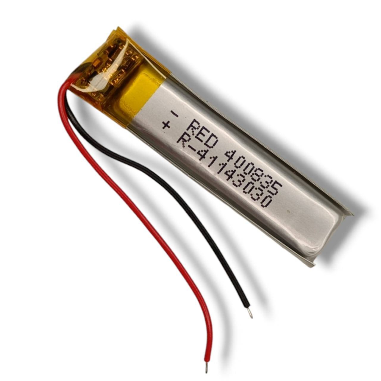 501035 3.7V 150mAh Rechargeable Lithium Polymer (Li-Po) Battery for Bluetooth Neckbands, Wireless Headsets, Smartwatches & DIY Electronics | Replacement Cell with Protection Board
