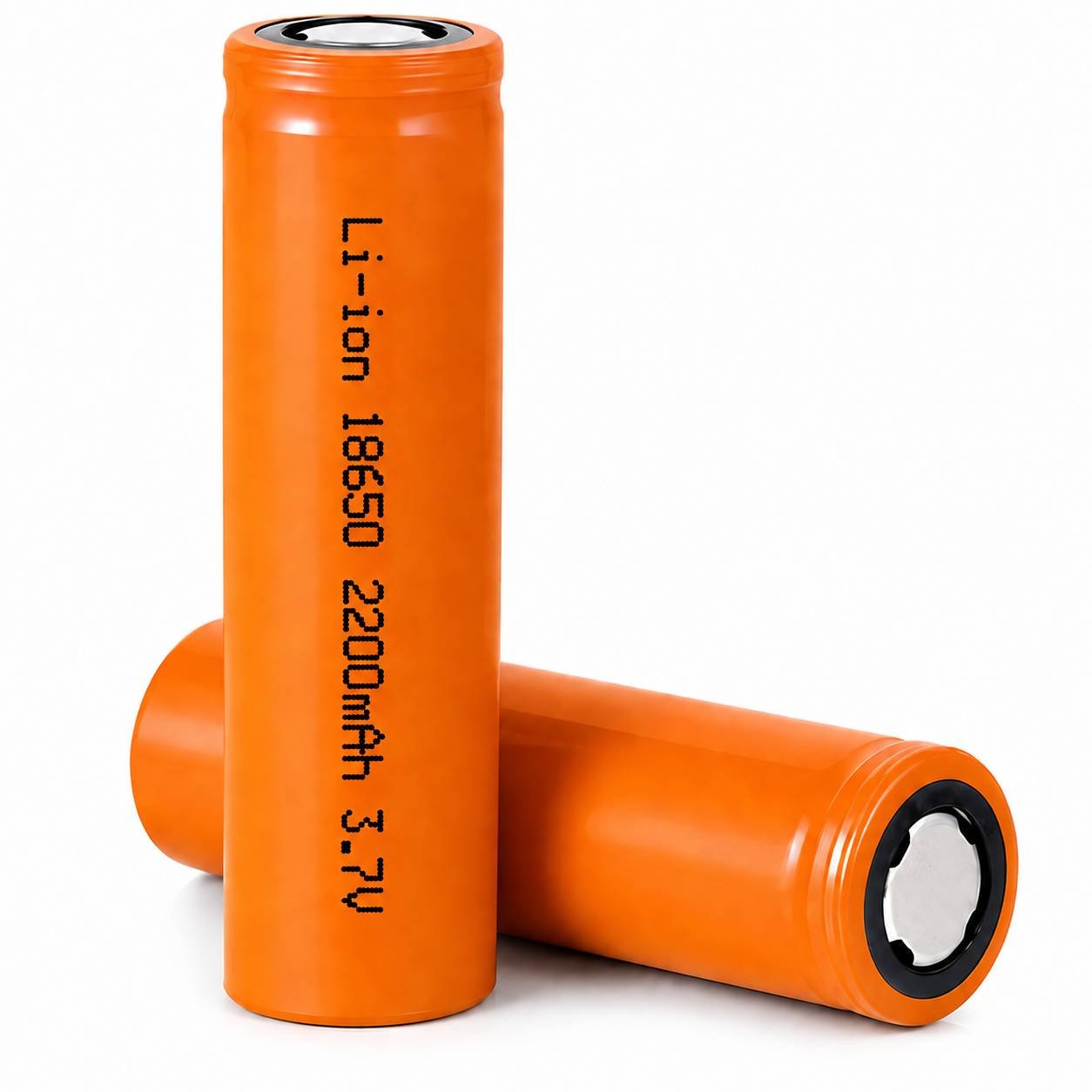 Original 18650 3.7V 2200mAh Rechargeable Li-ion Battery | Flat Top Cell for E-Bikes & DIY | Bulkybaba