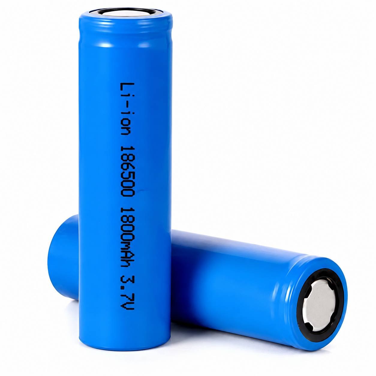 Original 18650 3.7V 1800mAh Rechargeable Li-ion Battery | Flat Top Cell for DIY & Flashlights | Bulkybaba